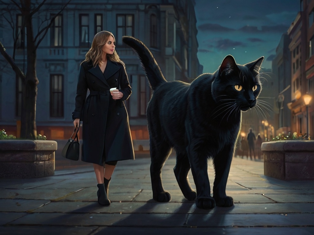Кого преследуют чёрные кошки, ИИ