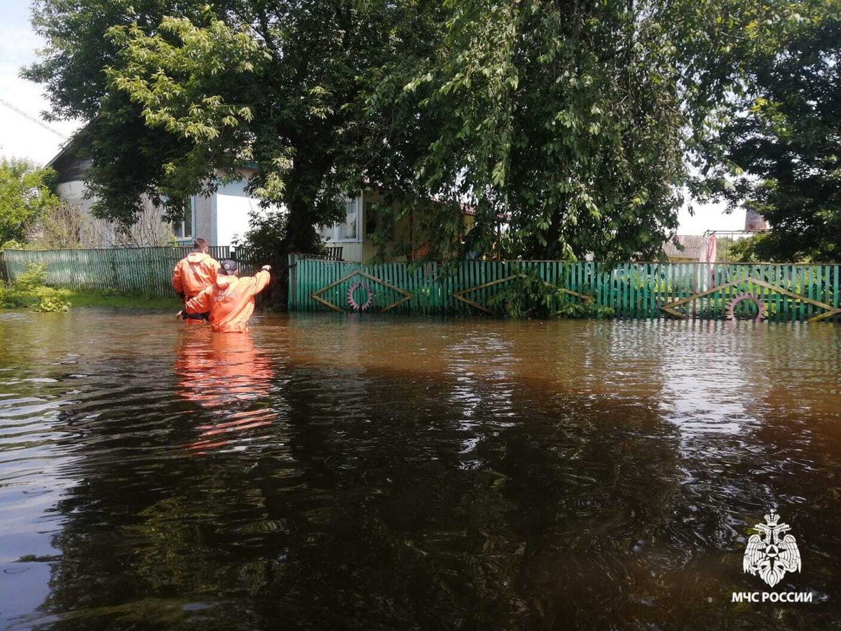 На юге Хабаровского края ситуация с наводнением обостряется.  Фото: Фото представлено пресс-службой ГУ МЧС России по Хабаровскому краю