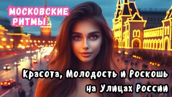 Московские Ритмы: Красота, Молодость и Роскошь на Улицах России