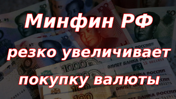 Минфин РФ резко увеличивает объем покупки иностранной валюты!