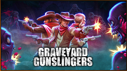 Graveyard Gunslingers (Demo) - против зомби на арене рогалик-шутера с буллет-хеллом