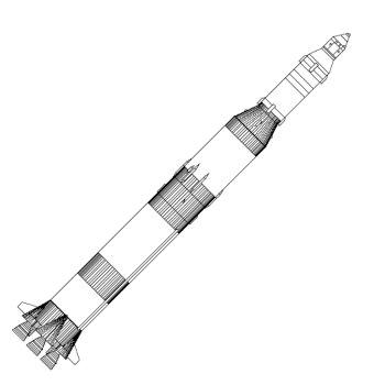 Saturn V-MLV-1. Из открытых источников.