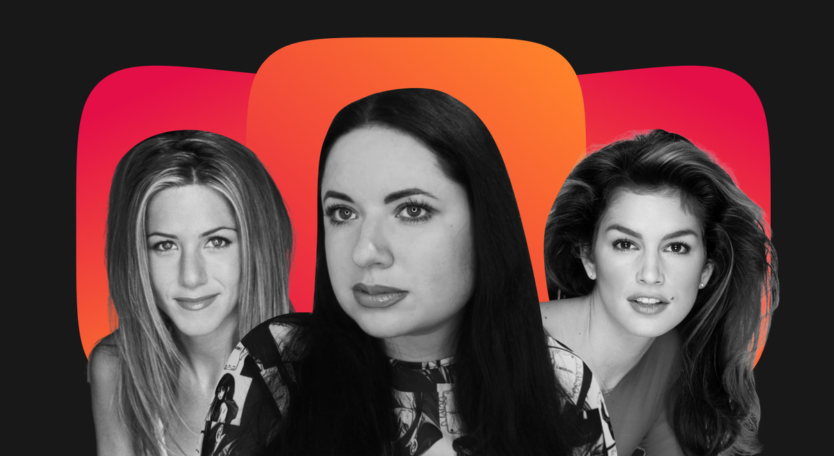 Коричневый контур для губ и блеск на несколько оттенков светлее — так выглядел макияж главной «перчинки» Виктории Бекхэм в 90-е