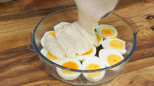 Что будет если запечь яйца в духовке. Яйца гратен в соусе Бешамель в духовке.