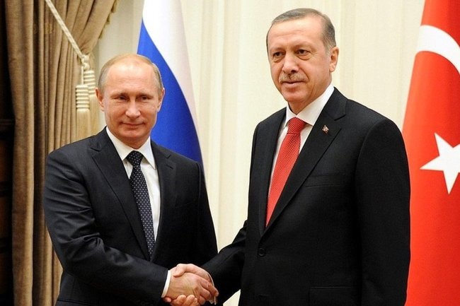    Владимир Путин и тайип Эрдоган