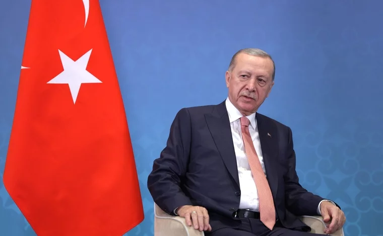 Президент Турции Реджем Тайип Эрдоган пригласил российского лидера с визитом Турцию. Фото: Пресс-служба администрации Президента России