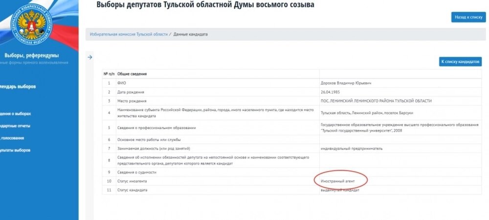    Фото: Скриншот/ telegram-канал Владимира Дорохова