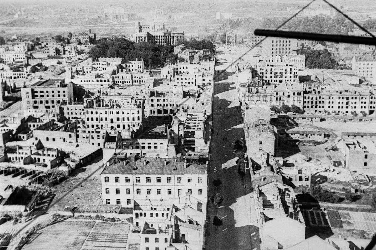 Минск после Великой Отечественной Войны. Фото взято с сайта travelfoto.co