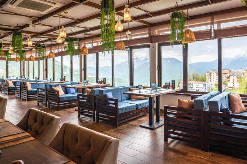 Интерьер ресторана "Варежка"