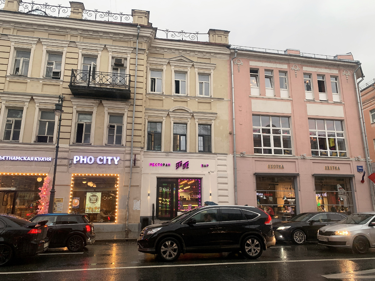 Гастрономические фасады Сретенки