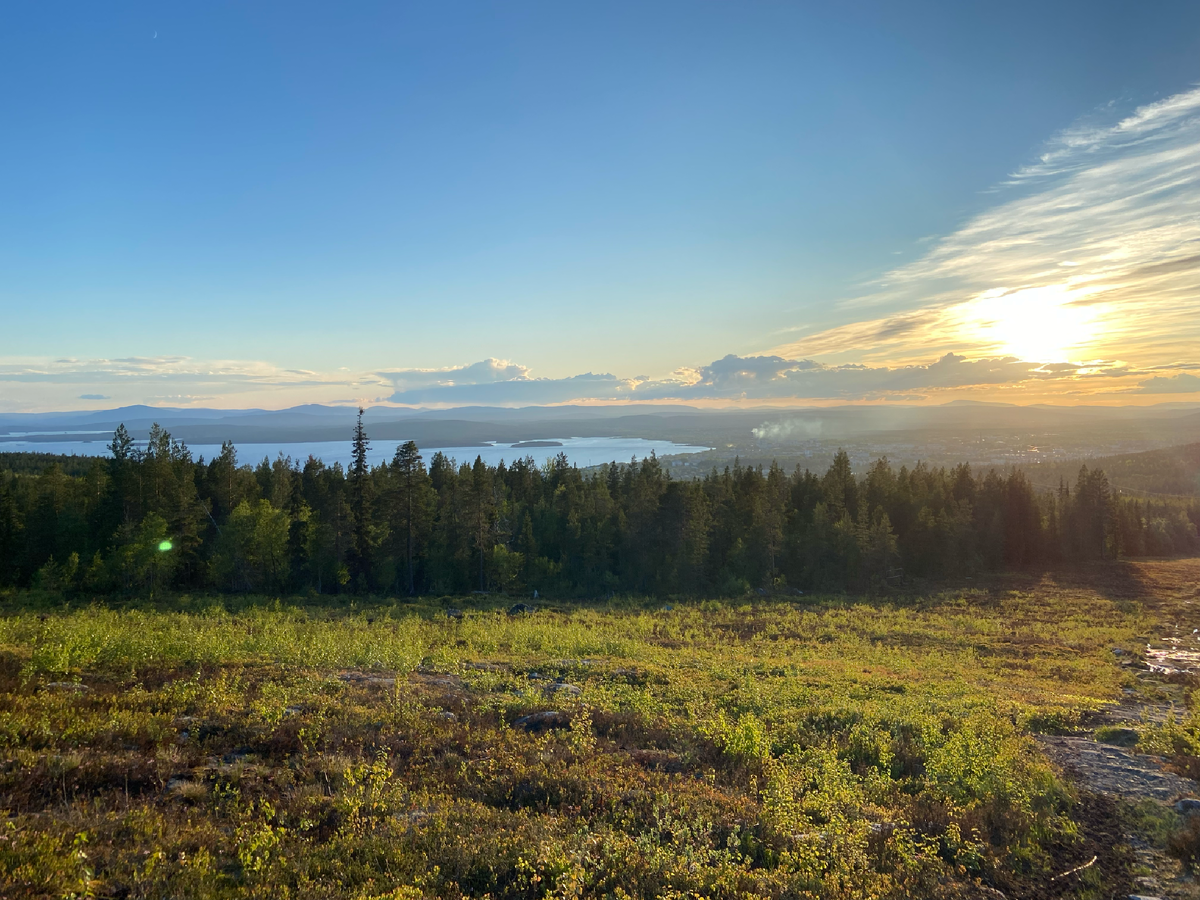Вид с горы Крестовая, Мурманская область. Фото из личного архива.
