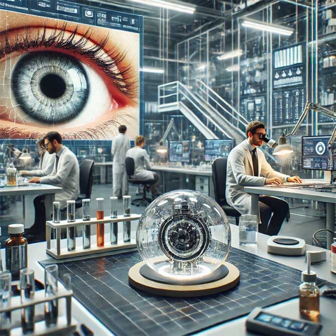 Лаборатория по созданию искусственных глаз