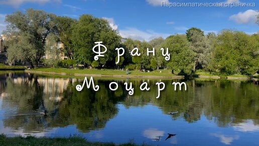 Франц Моцарт, рондо для флейты и фортепиано. Музыка для души