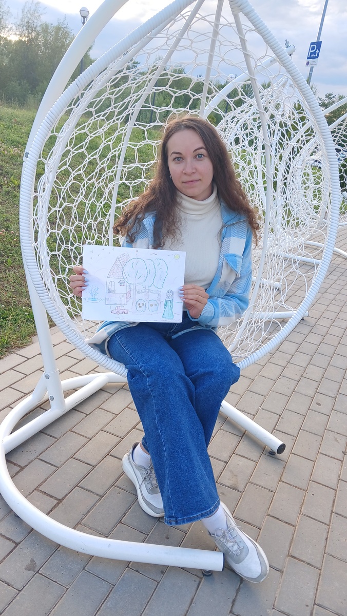 С психологией поведения детей, отношений отцов и детей, с душами мам-инвалидов- я сталкиваюсь РЕ-ГУ-ЛЯР-НО. А вот с разбором  (моей почти 30 летней личности) моим- впервые.   Перед Вами мой рисунок по методике " Дом дерево. Человек" ..