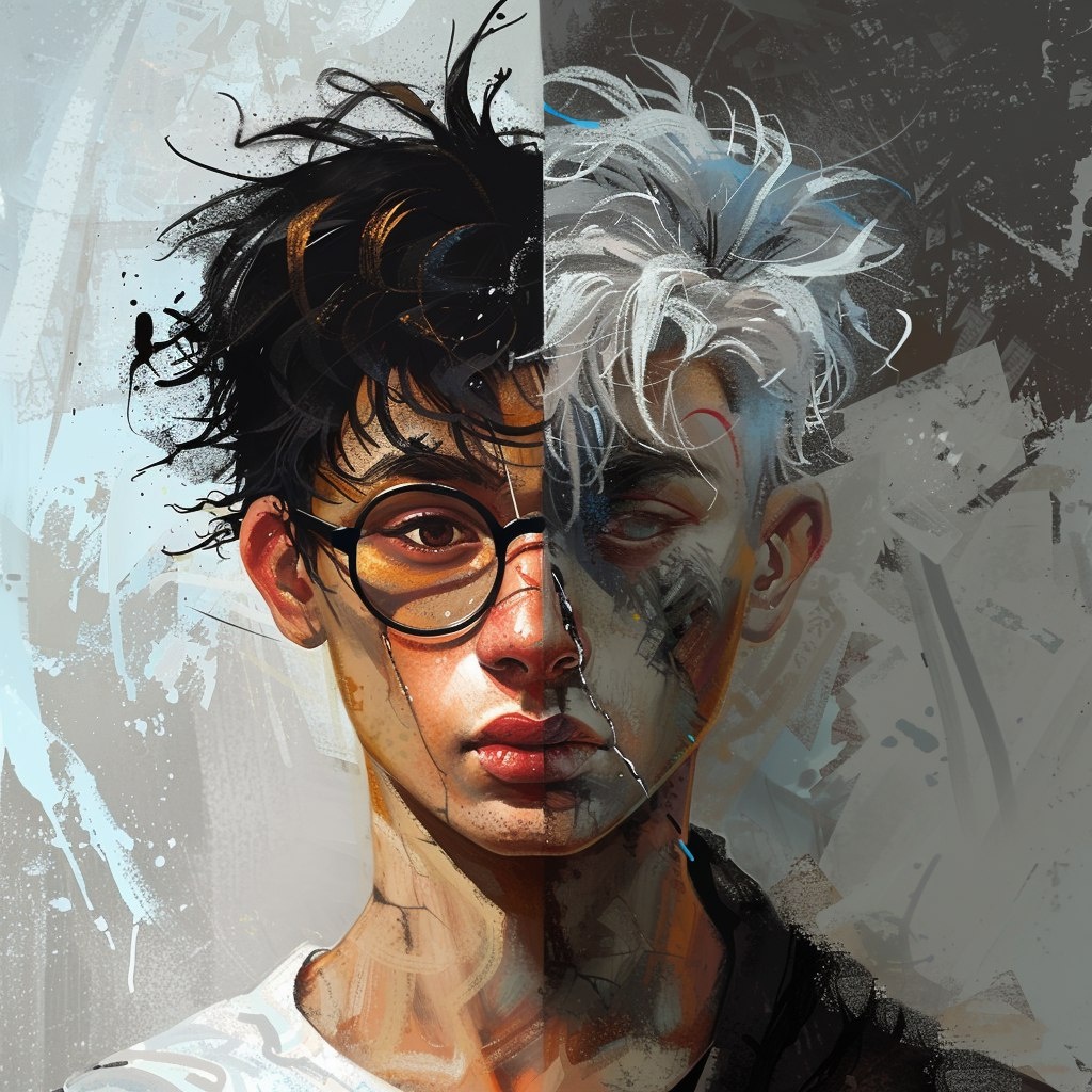 Почти как если б это был один человек. 