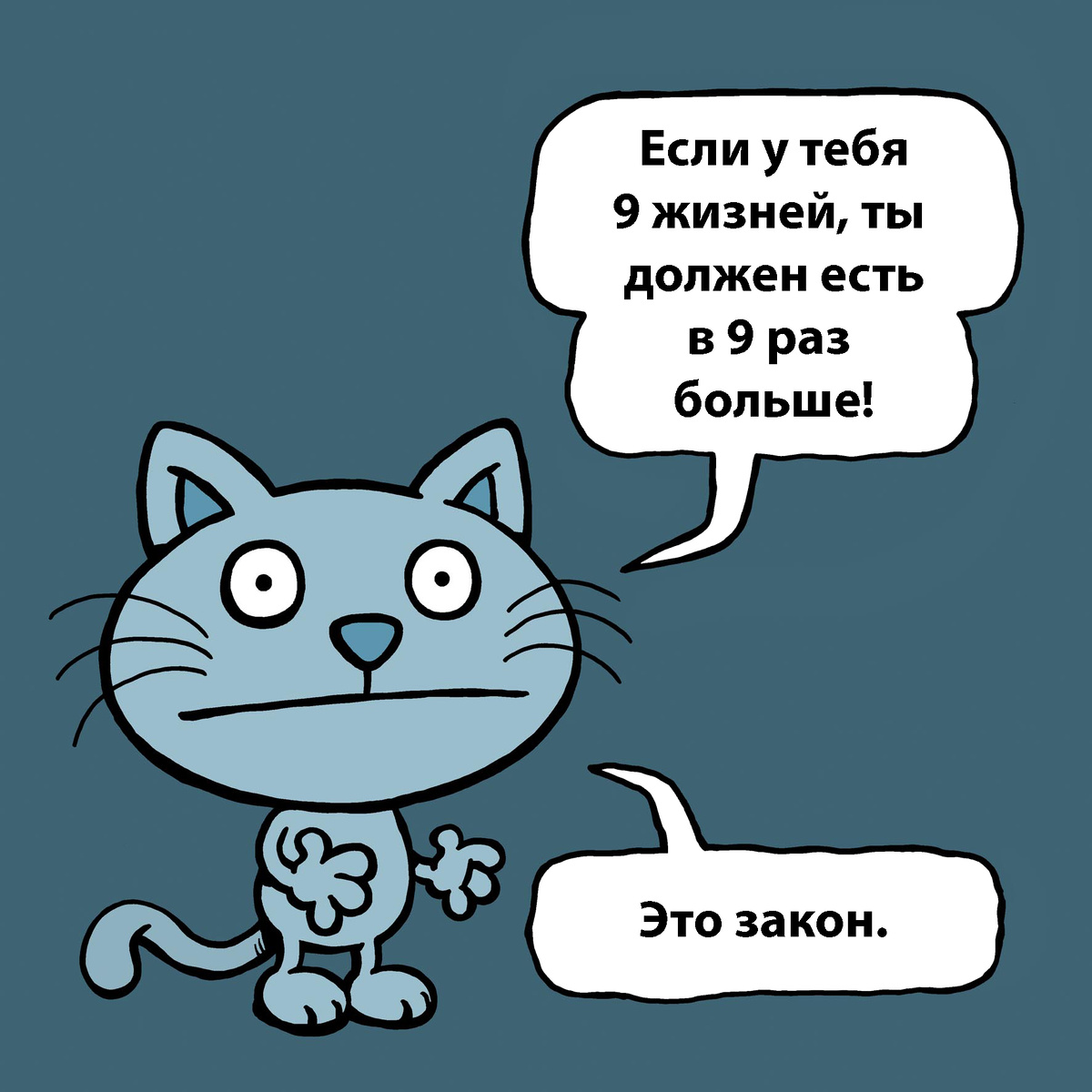 Весёлый британский комикс о повадках домашних питомцев 