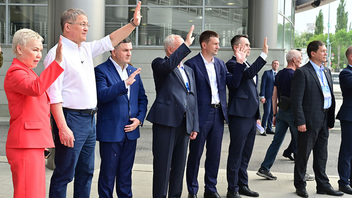    г. Уфа. Отправка 127-го гумконвоя в зону СВО для бойцов из Башкортостана. Июнь 2024 г.