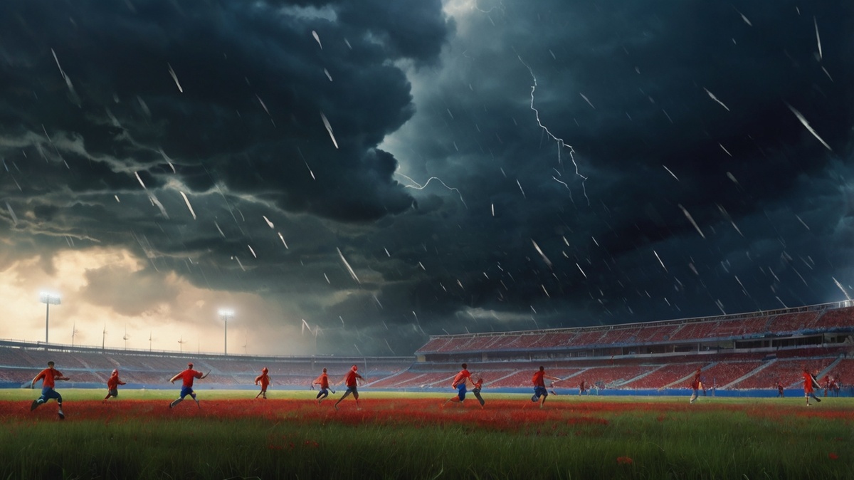 Что важнее при надвигающейся буре - собственная безопасность или сохранность фасадов домов?