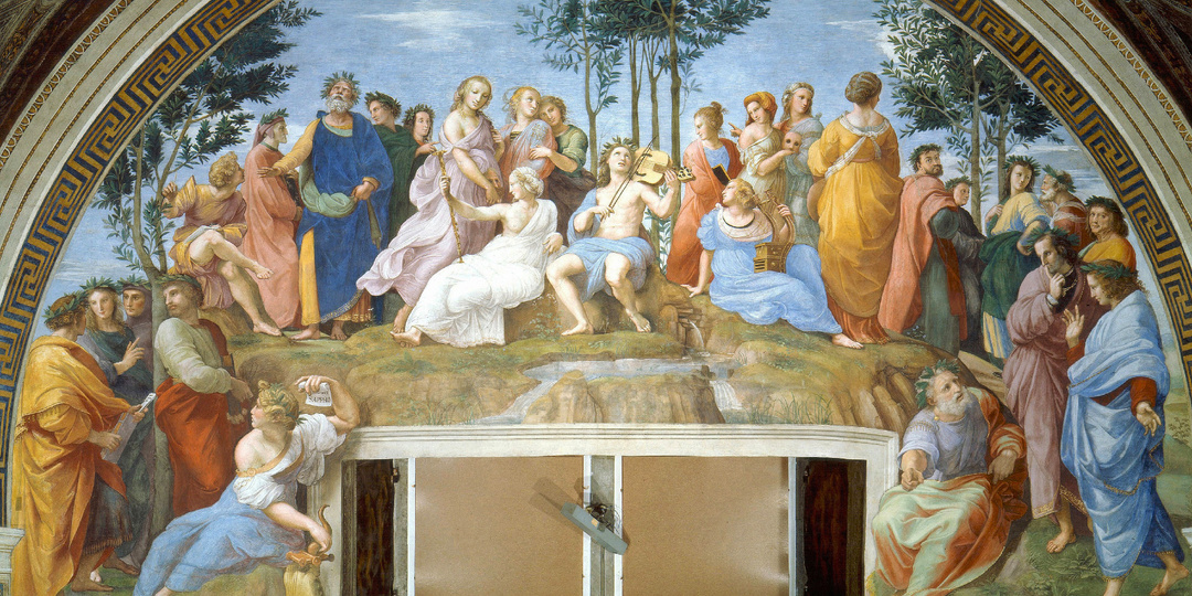 Фреска «Парнас»: божественное происхождение поэзии