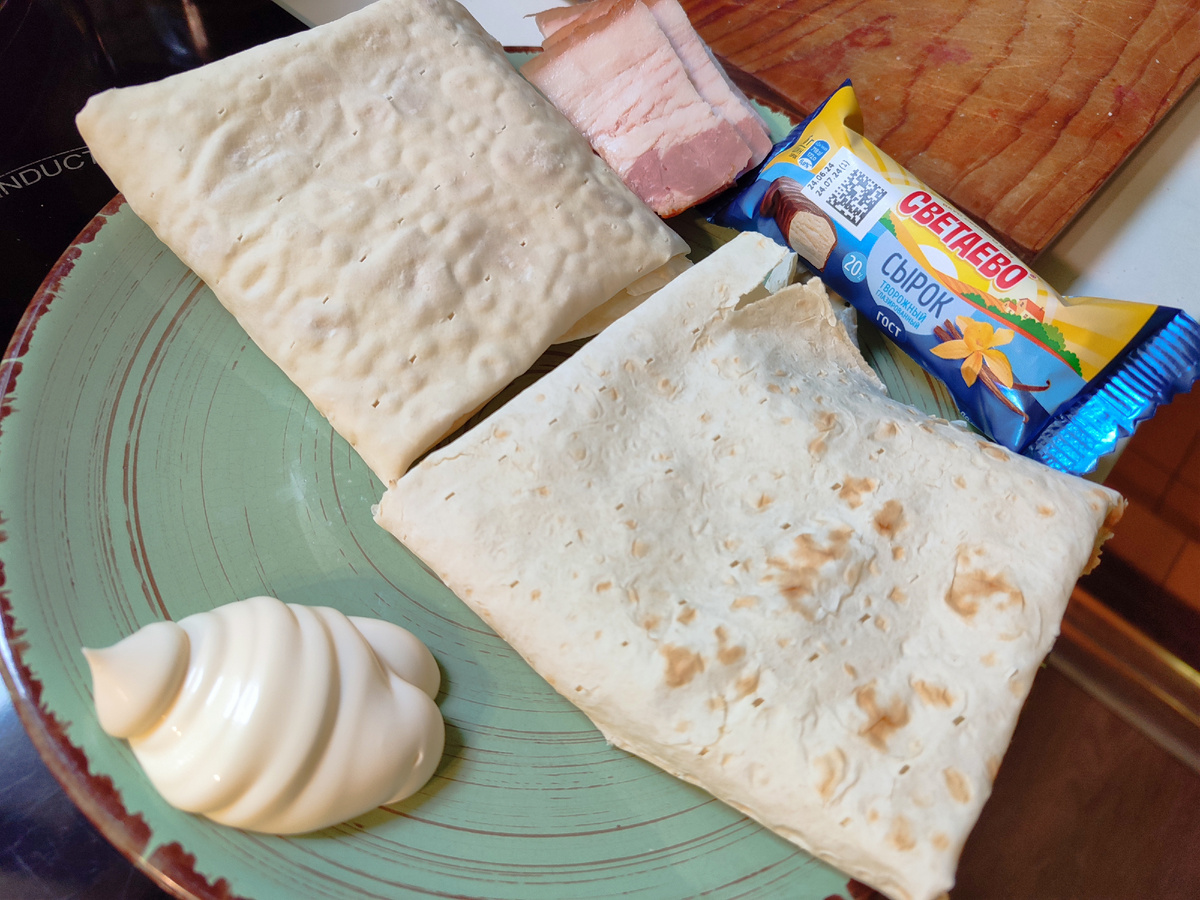 Конвертики из лаваша. 