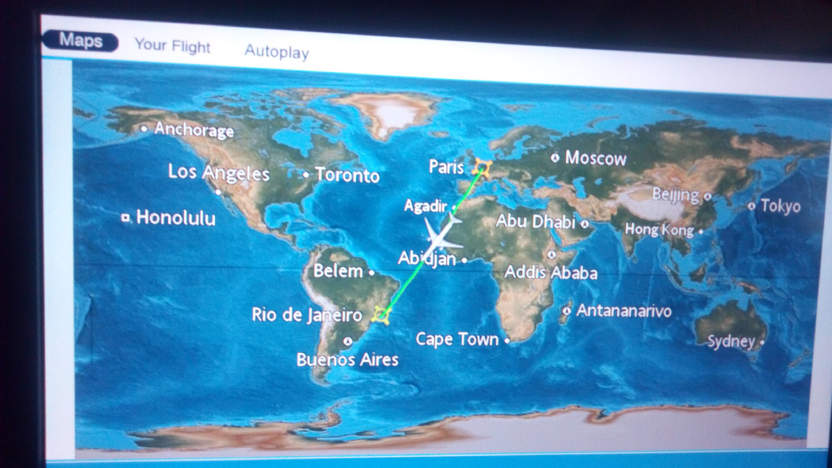 Трекинг полета в Рио-де Жанейро