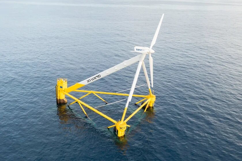 Новая система ветряных электростанций будет испытана в Средиземном море. NextFloat+ обещает более быструю и дешевую установку и эксплуатацию.