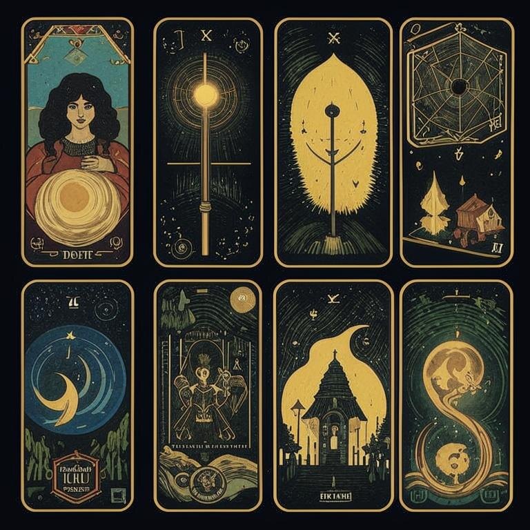 Это колода-тест..вы можете загадать желание и выбрать карту...)