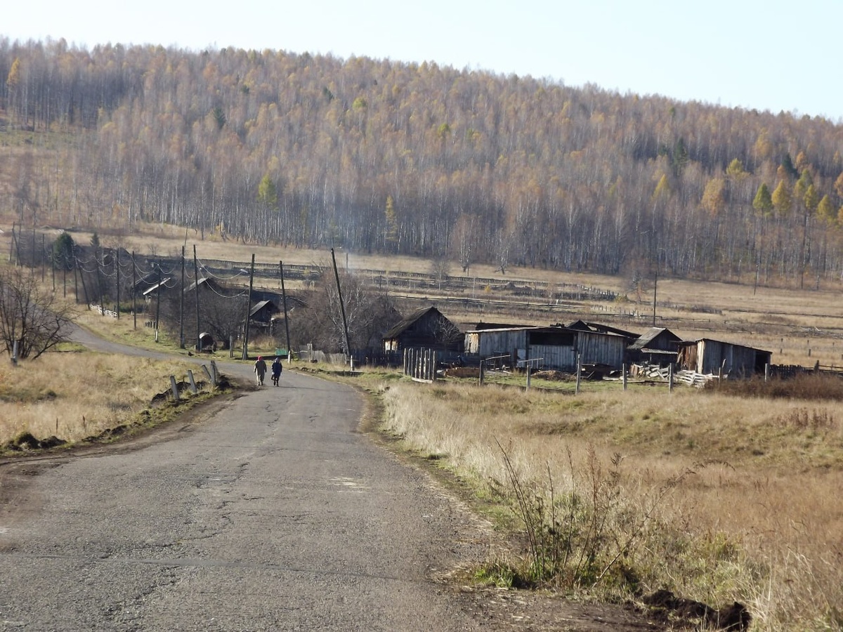 Деревня Алексеевка (Фото из архива газеты "Присаянье")