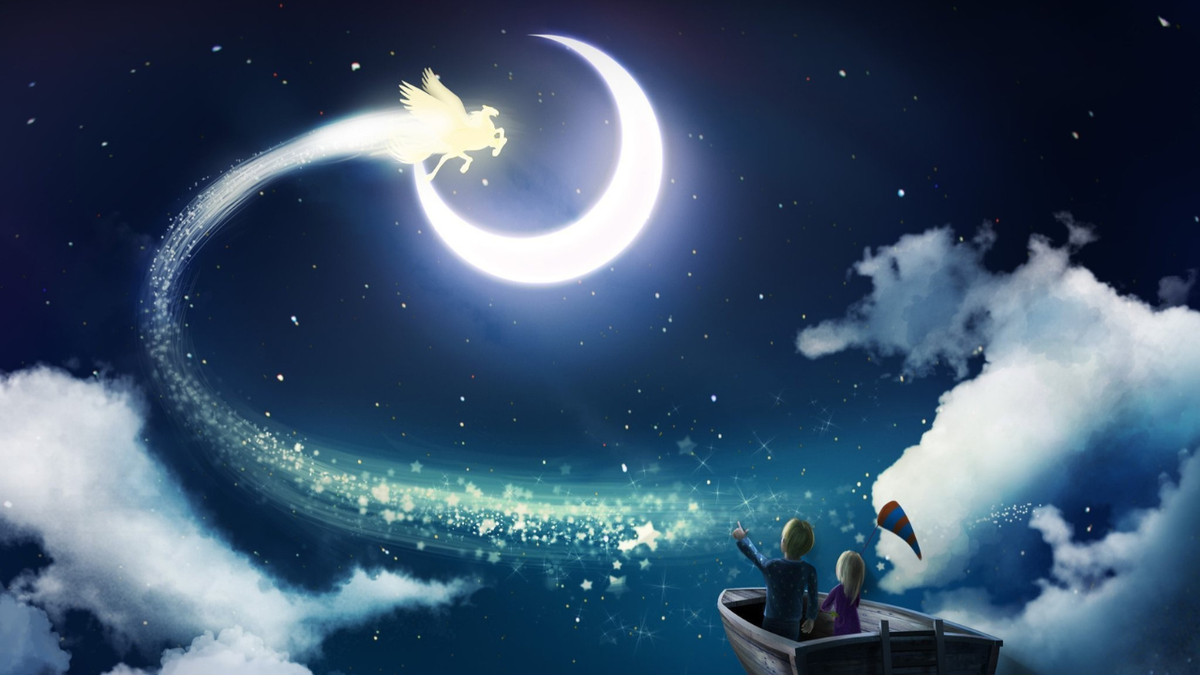 Новолуние. Фото в свободном доступе.