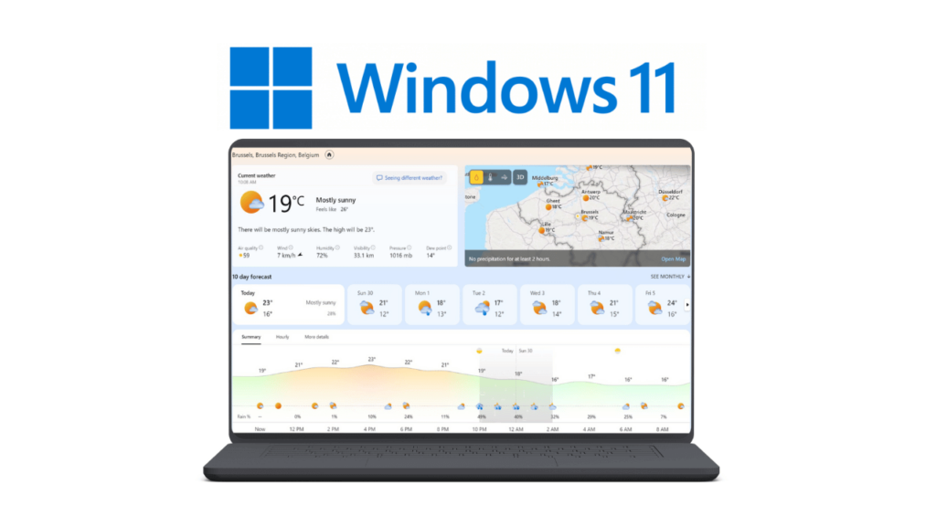 Технический гигант Microsoft тестирует крупное обновление для предустановленного приложения погоды для Windows 11.