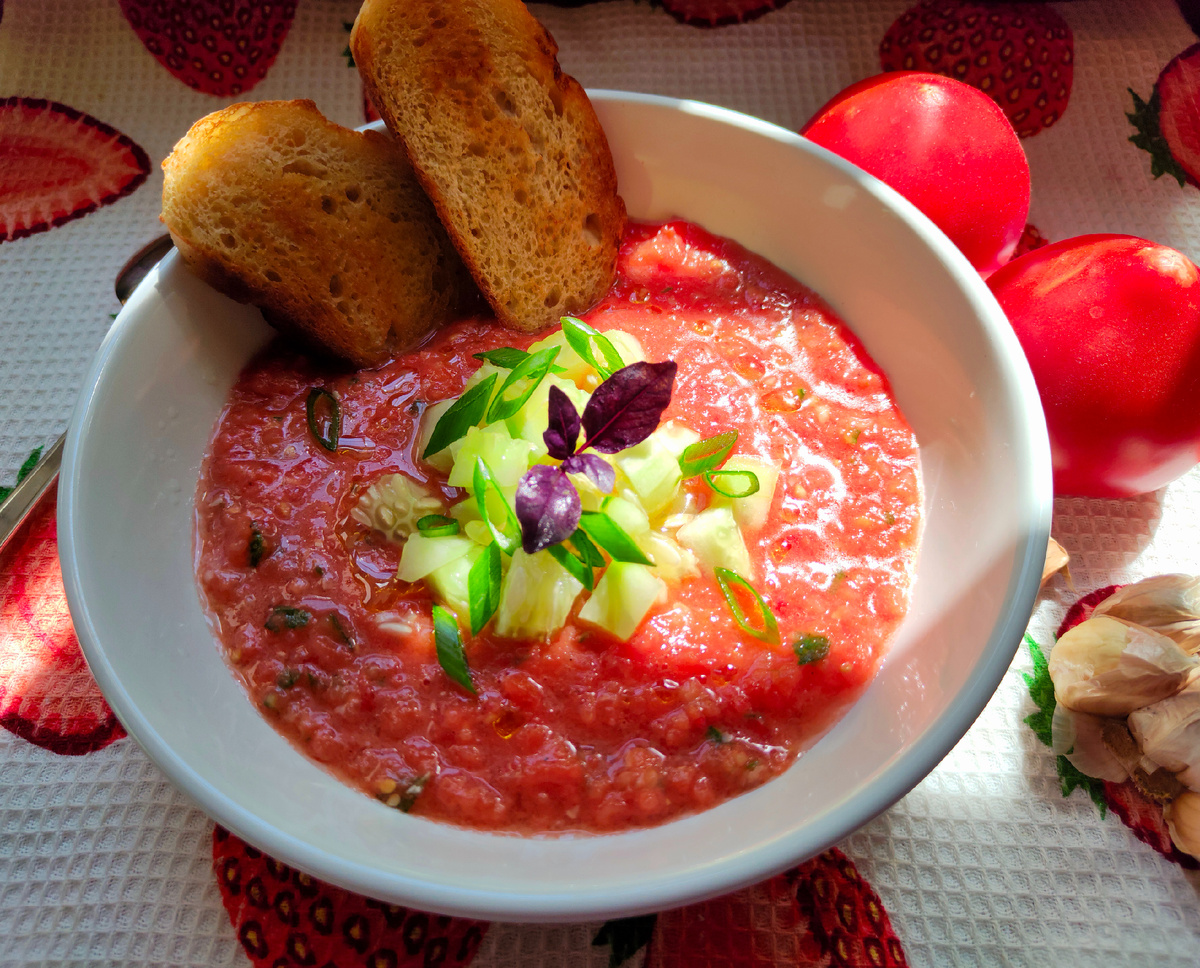 Гаспачо. Фото канала Будет Вкусно! 