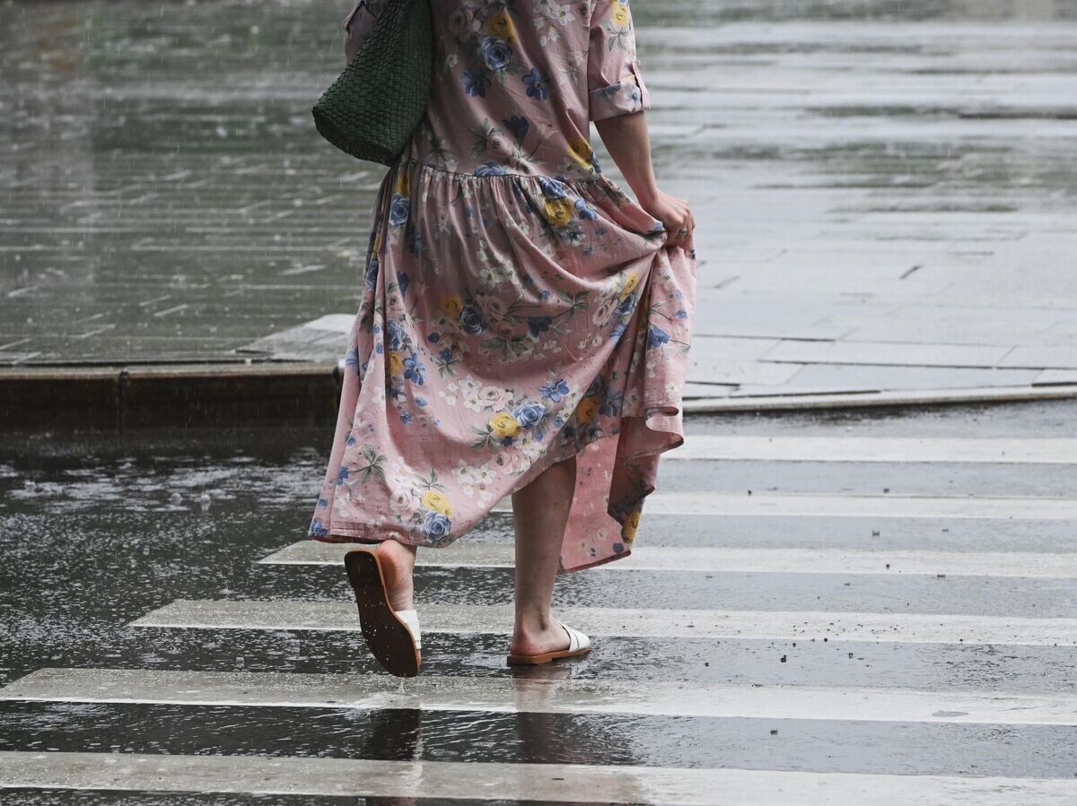    Сильный дождь в Москве© РИА Новости . Кирилл Каллиников