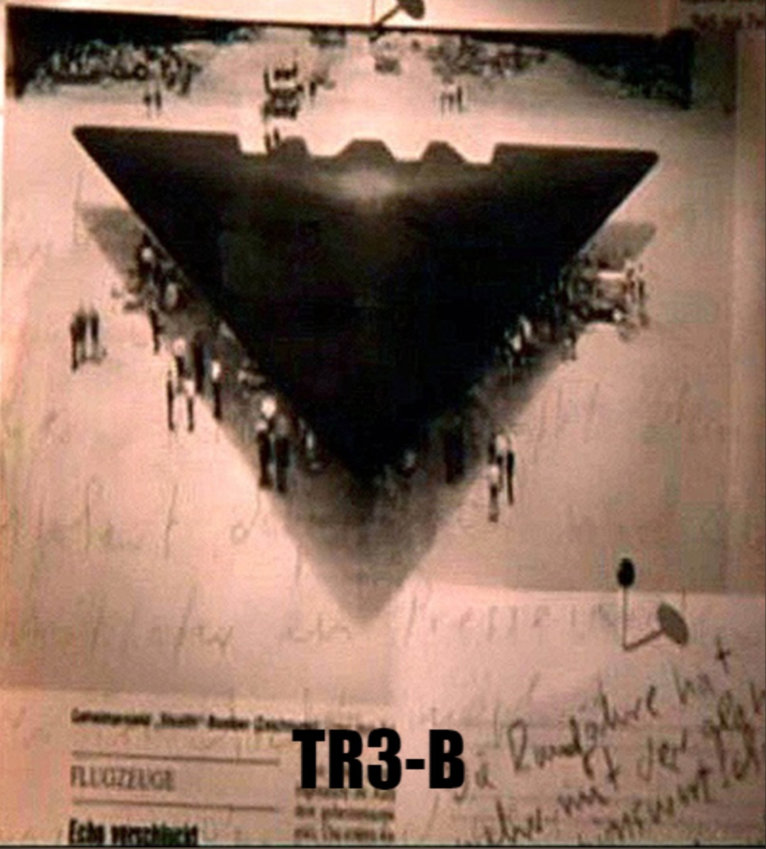Антигравитационный летательный аппарат TR3-B