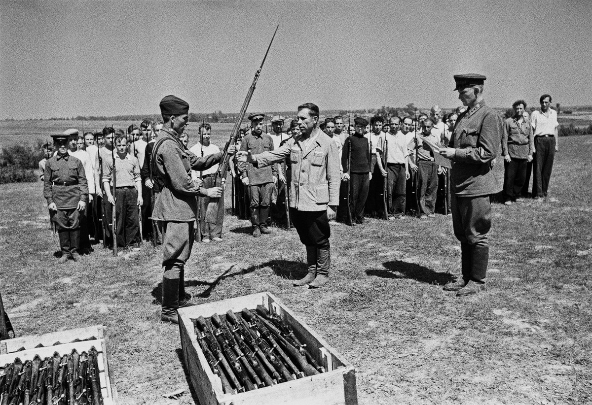 Московское народное ополчение. Лето 1941.