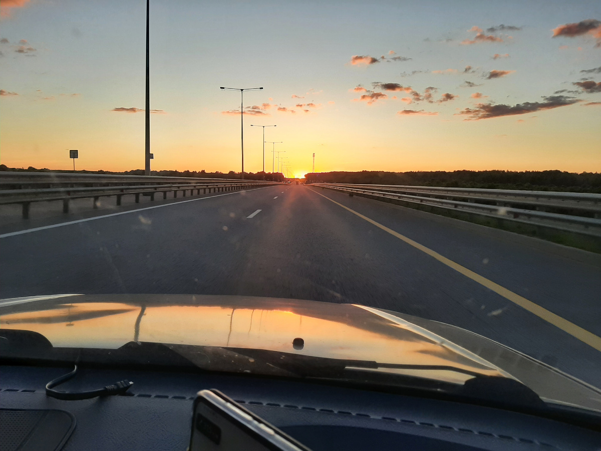 догоняем солнце) фото автора