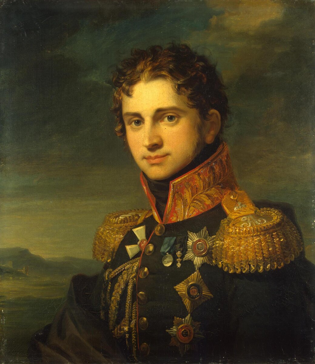 Джордж Доу. Портрет Павла Строганова. 1819-1821. Государственный Эрмитаж