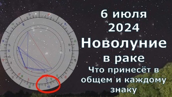 Что принесёт Новолуние 6 июля 2024 каждому знаку