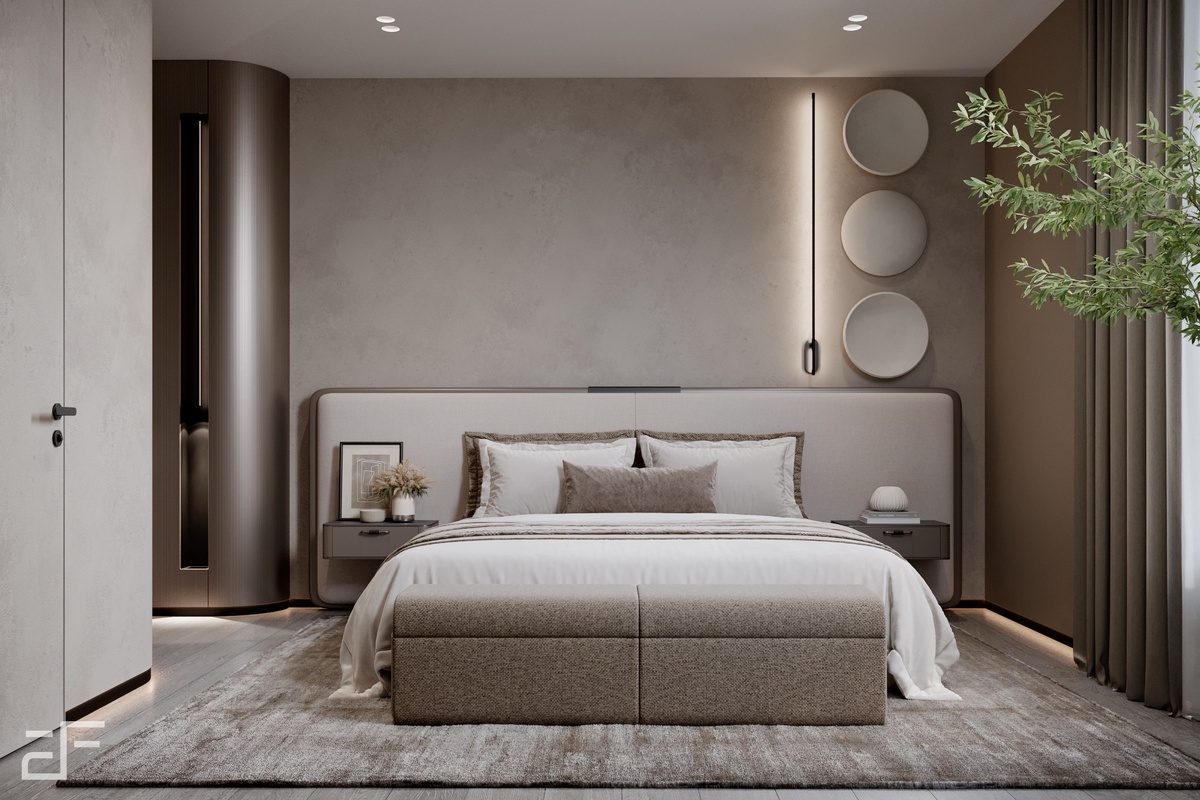 Дизайн интерьера спальни в современном стиле