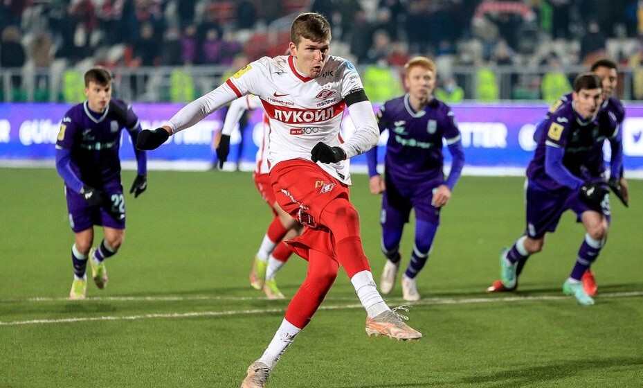    Спартаковца Александра Соболева меняют на двух игроков «Зенита». Фото: ФК «Спартак»