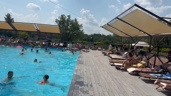 Открытый бассейн в Орехово-Зуево, сауна и хамам входят в стоимость.