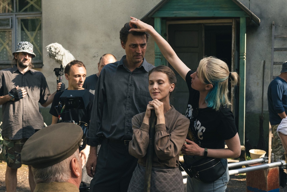     Иван Колесников и Светлана Иванова на съемках фильма «Карузо»