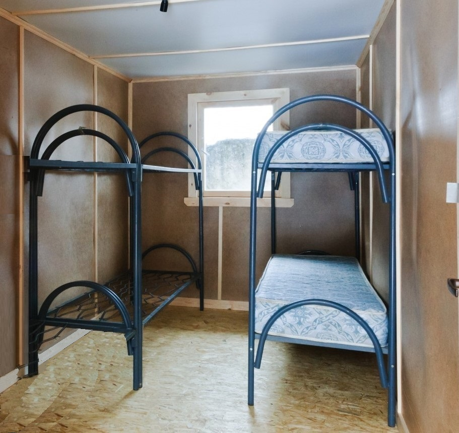 Жилая бытовка изнутри