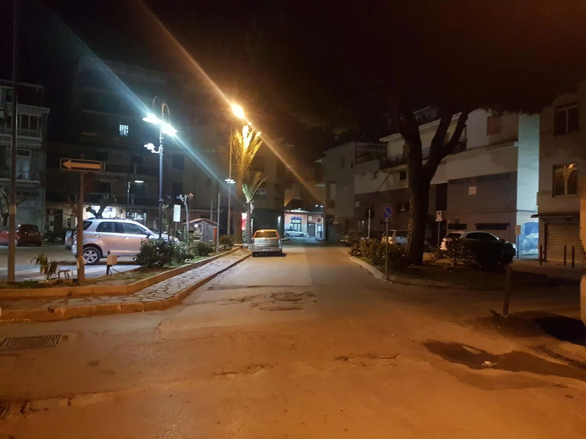 На Кампанию опускается ночь. Фото из архива автора, 2019 год 