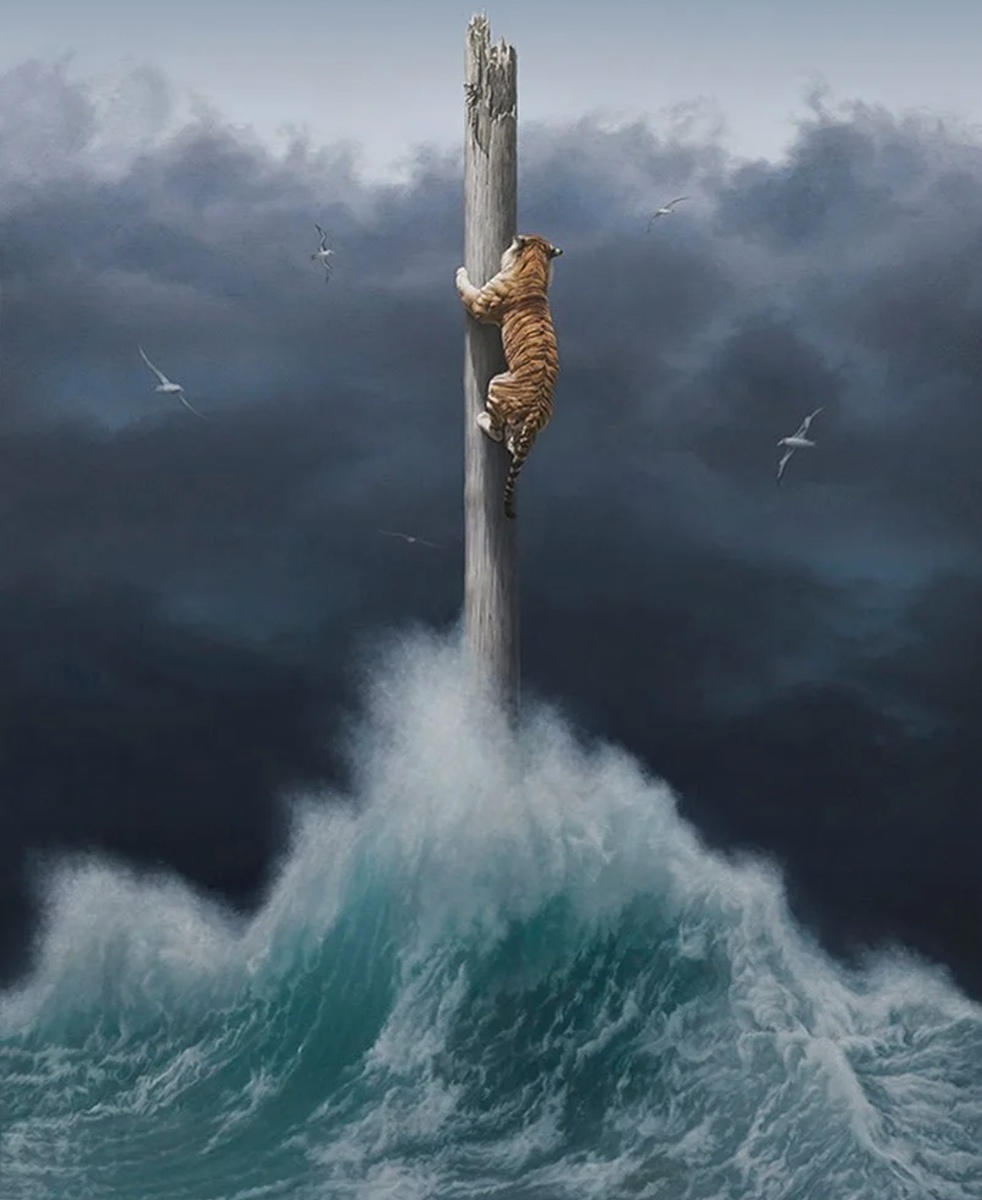 Шторм. Художник Джоэл Ри.