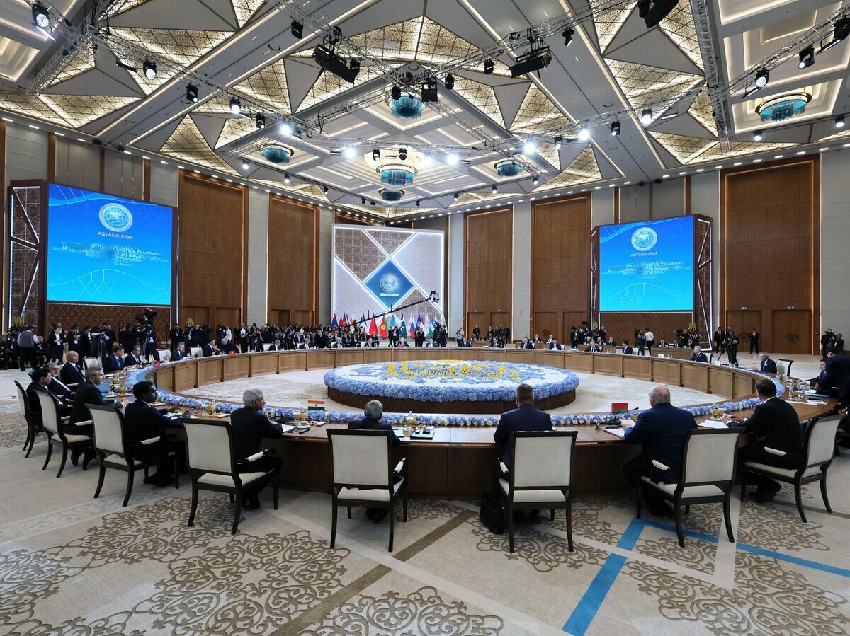    Заседание Совета глав государств-членов Шанхайской организации сотрудничества в Астане© РИА Новости / POOL