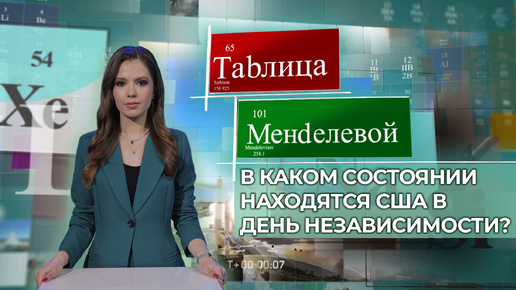 США отмечают 248 День Независимости. В каком состоянии находится страна? Таблица Менделевой