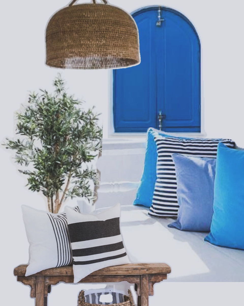 Интерьерный коллаж в средиземноморском стиле