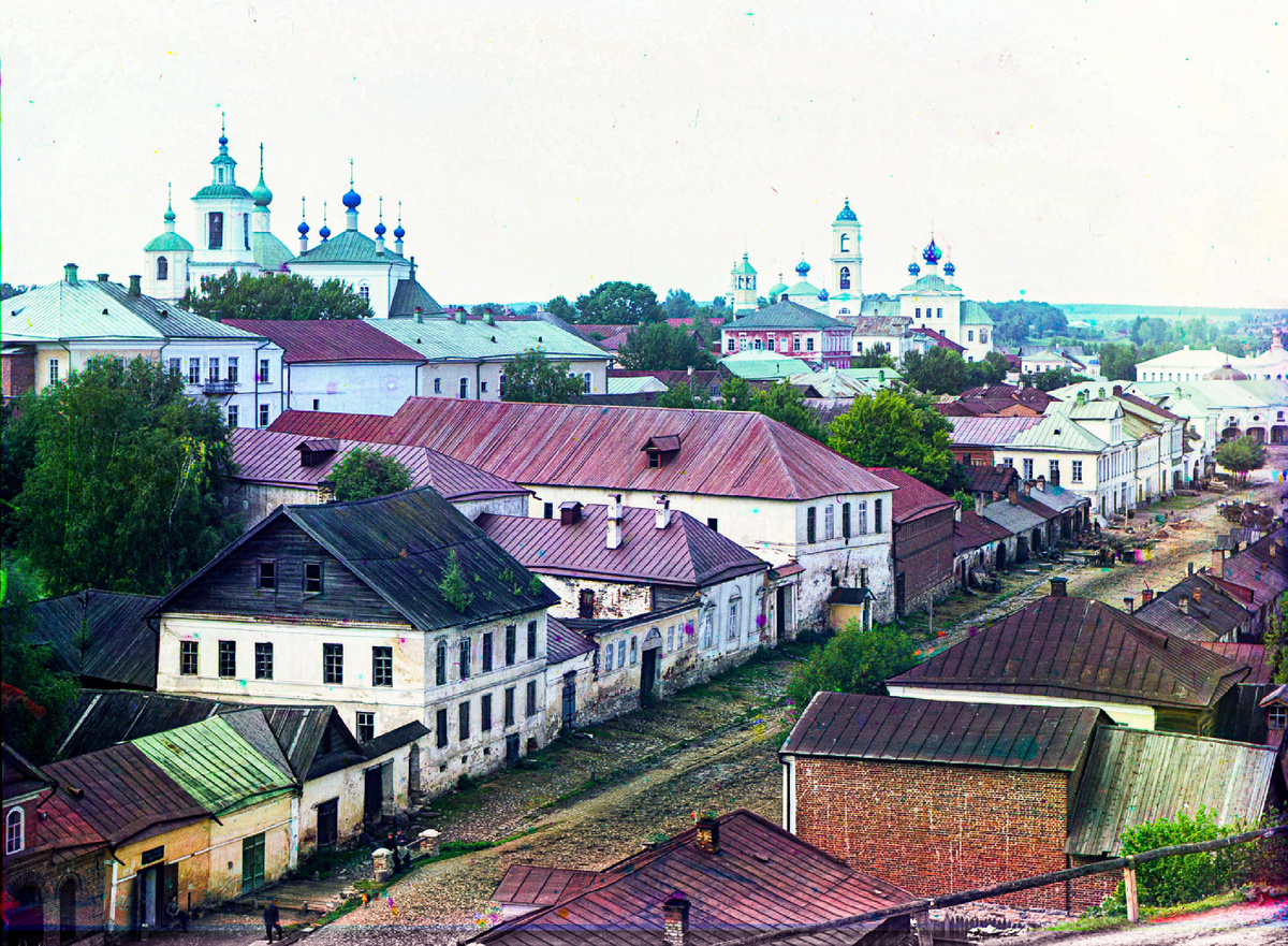 Торжок в 1910-х годах. Фото: С.М. Прокудин-Горский