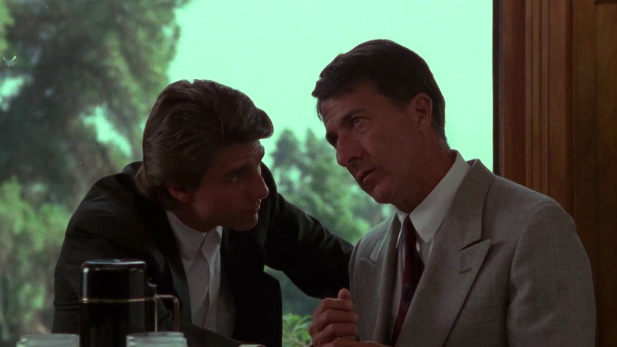 сцена из фильма «Человек дождя»