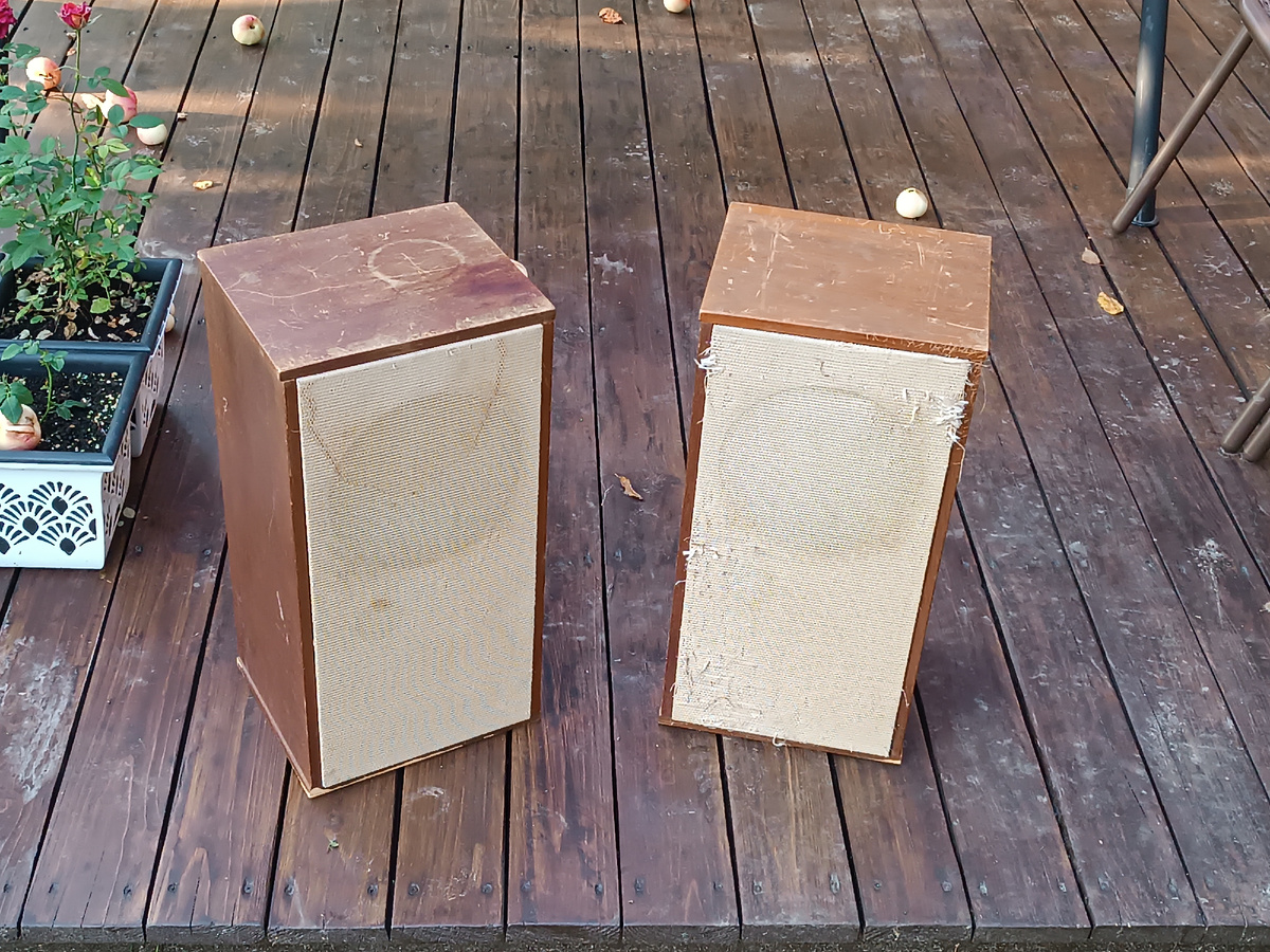 Рисунок 1. Акустические системы АС80-2-1. Состояние на "троечку".